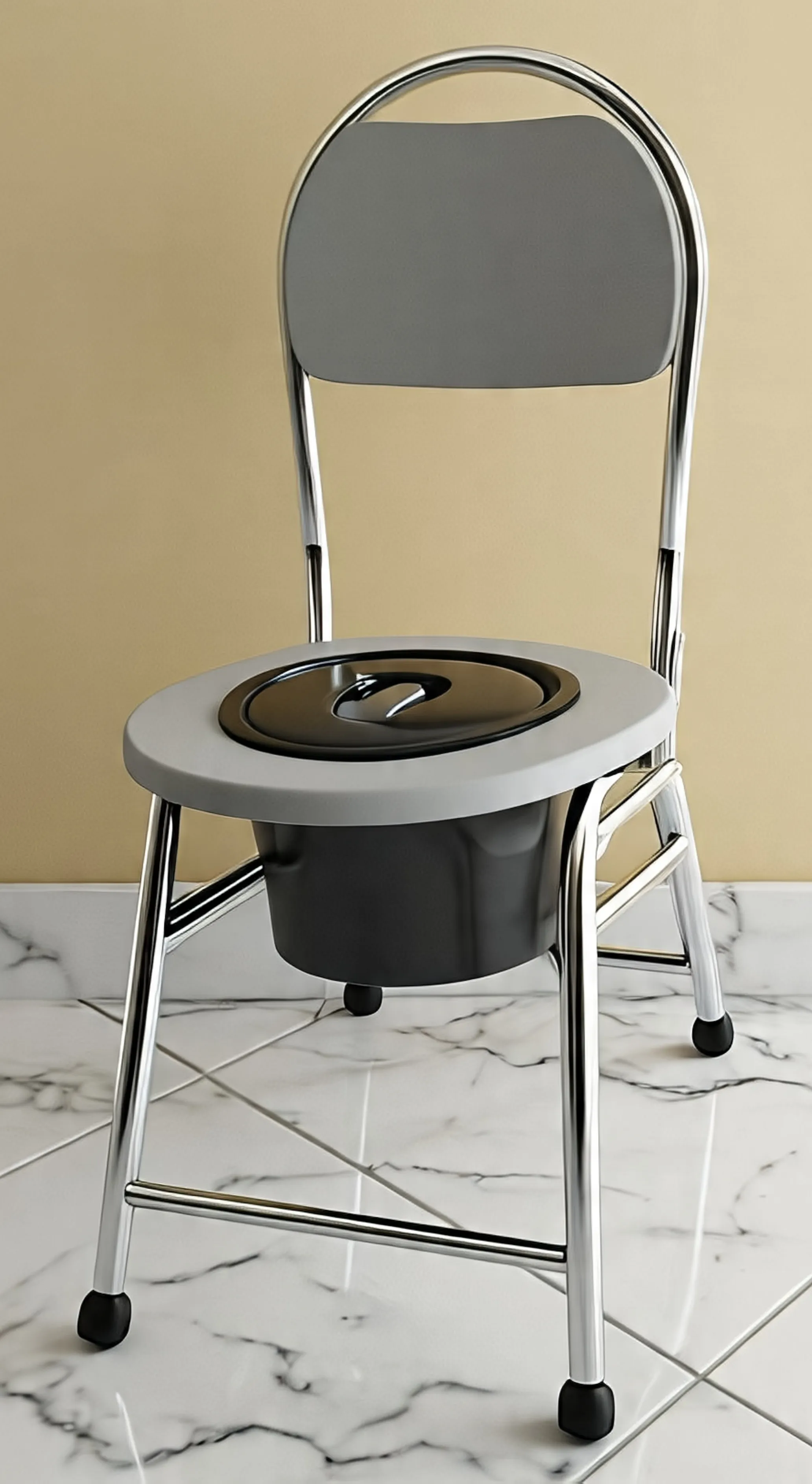 CHAISE TOILETTE CHROMÉ 