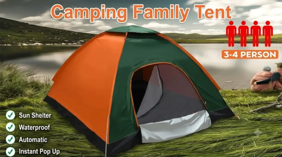 Camping family tante